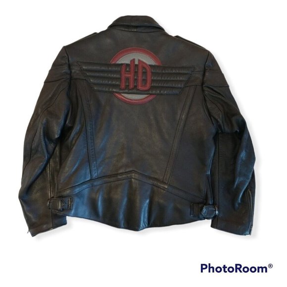 Women's 40 Harley-Davidson Vintage Leather Jacket No Liner - Picture 1 of 8
